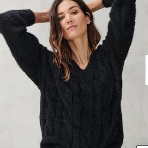 Lucky Brand Plush V-neck Pullover
